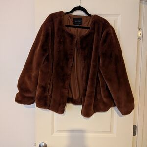 Sanctuary Chocolate Teddy Jacket